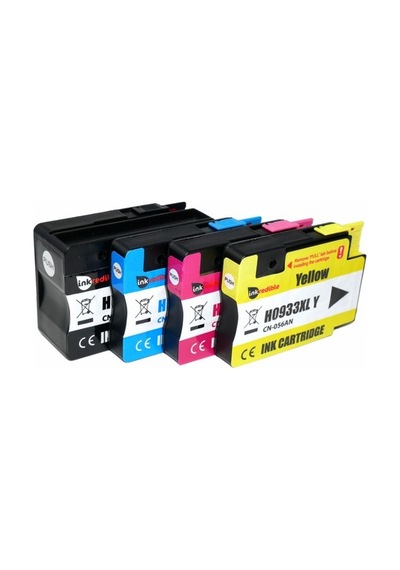 Photo Print HP 932XL Officejej 7612 Uyumlu Yüksek Kapasite 4 Renk