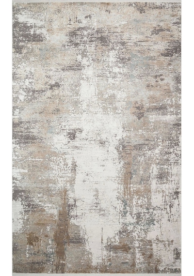 Hoom Rugs Franko Fs 05 Stone Viskon & Akrilik Yüksek Dokulu Modern Salon Halısı Taş