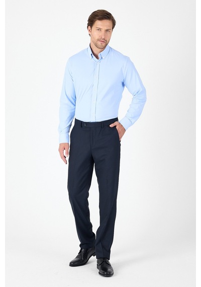 İmza Koyu Mavi Uzun Kol Düğmeli Yaka Cepsiz Performans Ürün Slim Fit Gömlek 1004250270 Koyu Mavi İmza Koyu Mavi Uzun Kol Düğmeli Yaka Cepsiz Performans Ürün Slim Fit Gömlek 1004250270 Koyu Mavi