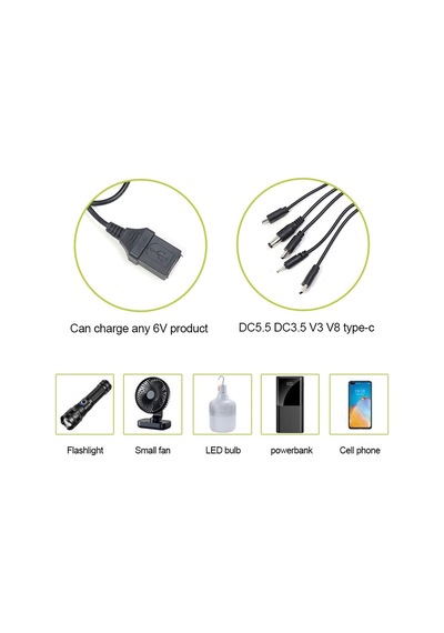 Wison Ws-6010 6v 3.5w 500 Mah Güneş Paneli Solar Sistem