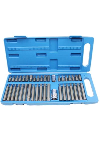 40 Parça Bits Uç Seti Torx Allen Ve Spline Fare Diş Cr-v Çelik Malzeme