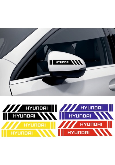 Hyundai Ix35 Yan Dikiz Aynası Şerit Sticker Araca Özel