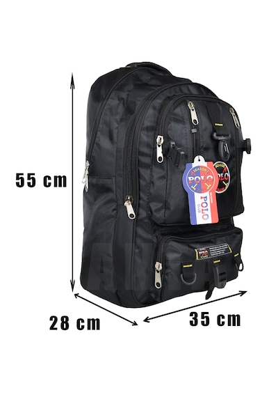 Bag Trend Bt Kamp Çantası,outdoor Çanta,dağcı,sırt Çantası,45+ Litre,geniş,su Geçirmez Kalın Kumaş, Siyah