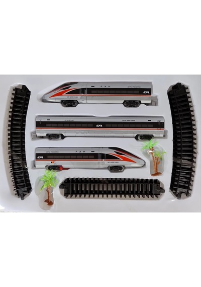 Ceren Ctoys Hızlı Tren 1:43 Sesli Işıklı 21 Parça 1801a-14
