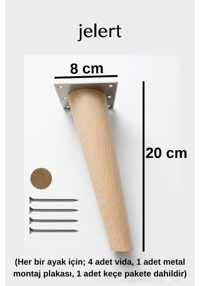 Konik Masif Gürgen Mobilya Ayağı 20 Cm Metal Montaj Aparatlı, Robot Süpürge Uyumlu Koltuk Kanepe Tv Ünitesi Baza Yükseltme Ayağı Ham/boyasız Tekli Ham Boyasız Konik Masif Gürgen Mobilya Ayağı 20 Cm Metal Montaj Aparatlı, Robot Süpürge Uyumlu Koltuk Kanepe Tv Ünitesi Baza Yükseltme Ayağı Ham/boyasız Tekli Ham Boyasız