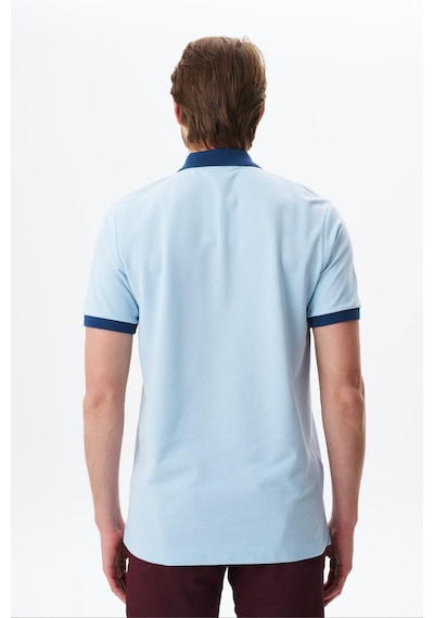 AR-MA Arma Erkek Regular Fit Basic % 100 Pamuk Pike Fermuarlı Polo Yaka Tişört Y29374354302 Mavi-m1 Mavi