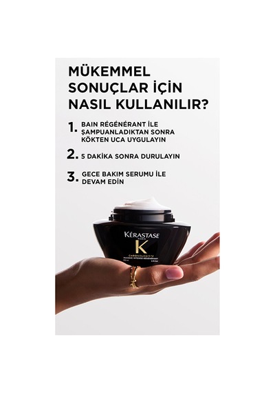 Chronologiste Yaşlanma Belirtileriyle Zayıflayan Saçlar Için Mask