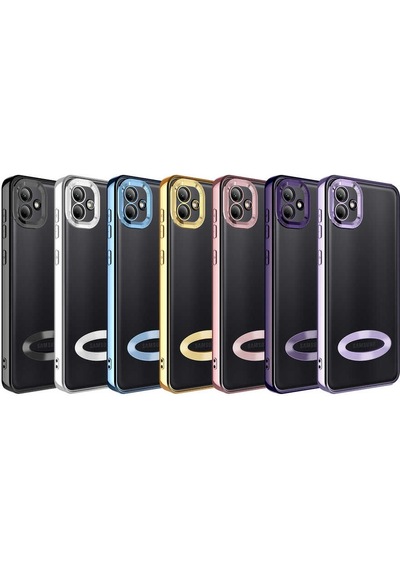Galaxy A03 Kılıf Kamera Korumalı Logo Gösteren Zore Omega Kapak Lila