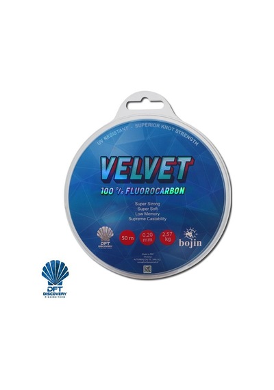 DFT Bojin Velvet Fluorocarbon 50 m 0.20 mm Misina