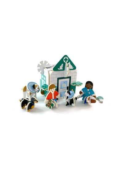 Playpress - Story Playset - Mini Vets