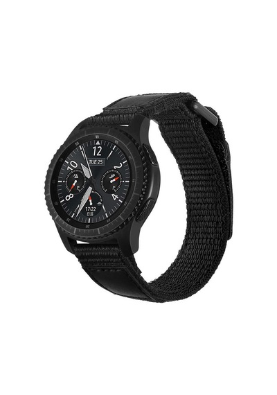 Tuva Teknoloji Gear S3 22mm Magic Nylon Kordon-siyah