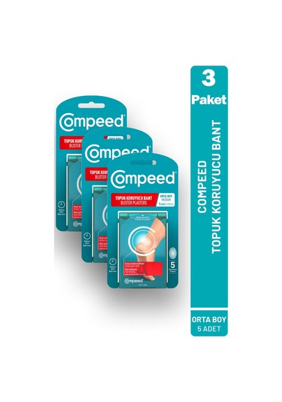 Compeed Topuk Koruyucu Bant Orta Boy 5'li 3 Paket