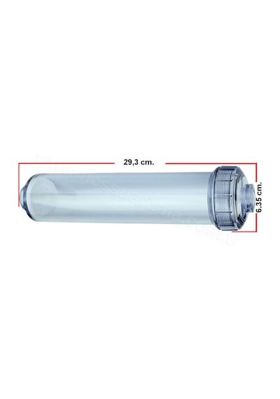 12 Inç Inline Doldurulabilir Şeffaf Filtre Kabı