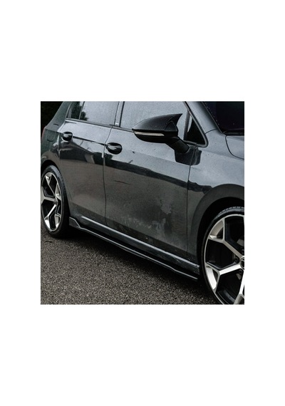 Volkswagen Golf 8.5 Yan Marşpiyel Standart Paket Uyumlu Life, Impression, Style Piano Black Abs