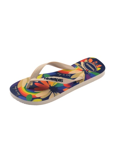 Havaianas Kadın Top Pride Çok Renkli Parmak Arası Terlik-14622 Bej