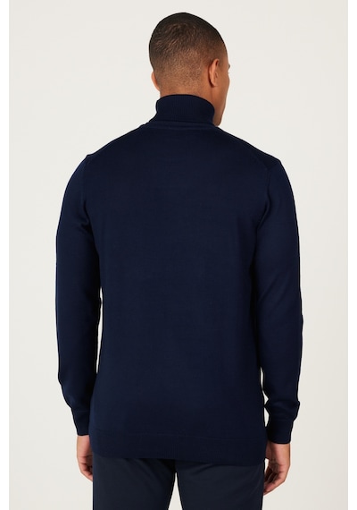 AC&Co / Altınyıldız Classics Erkek Lacı Standart Fit Normal Kesim Tam Balıkçı Yaka Triko Kazak Lacı AC&Co / Altınyıldız Classics Erkek Lacı Standart Fit Normal Kesim Tam Balıkçı Yaka Triko Kazak Lacı