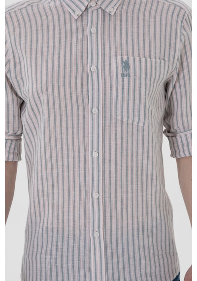 U.s. Polo Assn. Erkek Kavun Gömlek Desenli 50299595-vr202 Kavun U.s. Polo Assn. Erkek Kavun Gömlek Desenli 50299595-vr202 Kavun