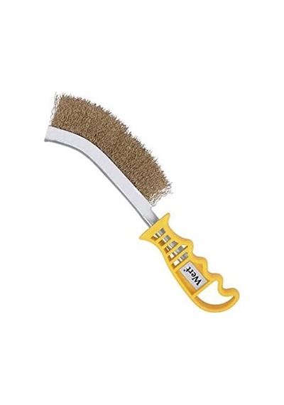 Wert W 2770 Tel Fırça, Plastik Saplı , Sarı, Gri