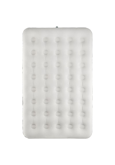 Quechua Şişme Kamp Yatağı - 2 Kişilik - 120 Cm - Air Basic Çakıl Rengi/koyu Petrol Mavisi