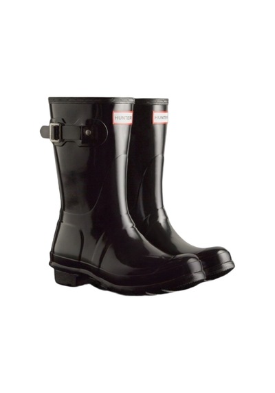 Hunter Original Short Gloss Boot 6000 Siyah