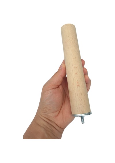 Vixpet Venty Büyük Papağan Tüneği 20 Cm 36 Mm / Doğal Ahşap Kuş Tüneği