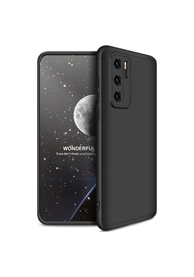 Huawei P40 Pro Kılıf Zore Ays Kapak Siyah