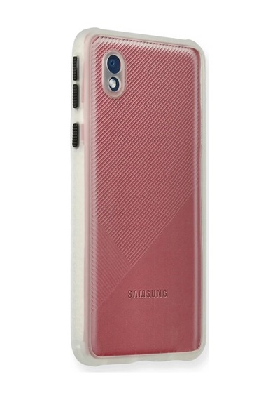 Samsung Galaxy Uyumlu   A01 Core Kılıf Miami Şeffaf Silikon - Şeffaf