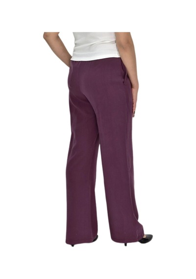 Baglan Kadın Lastikli Bol Pantolon Bgl-st04637 Mürdüm Baglan Kadın Lastikli Bol Pantolon Bgl-st04637 Mürdüm