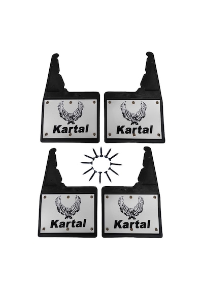 Tofaş Uyumlu Kartal-131 Kartal 4'lü Perçinli Ön/Arka Paçalık Çamurluk Tozluk TFS1RX002YD