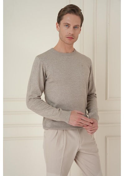 Efor Tr 875 Slim Fit Taş Klasik Triko Taş