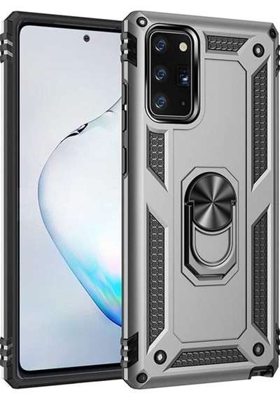 Samsung Uyumlu Galaxy S20 Fe Kılıf Tank Koruma Vega Standlı Yüzüklü Mıkn