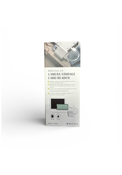 Mettzchrom Çift Kablolu Sd Kart Hafıza Kart Adaptörü Lightning Type-c Hafıza Kart Okuyucu Apple Uyumlu iPhone 15 16