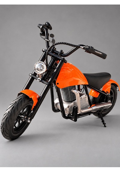 Elektrıklı Mini Chopper 36v 180w 3 Vites 12 Jant 5-9 Yaş Arası Uygundur Turuncu