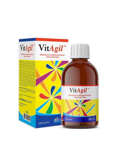 Allergo Vitagil Multivitamin & Multimineral Şurup 250 Ml
