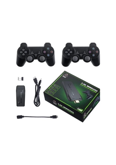 Gaming Atari 2.4g Uyumlu Kablosuz Çift Kol Atari Retro 20000 Oyun Game Stick