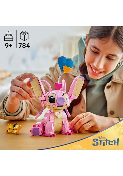LEGO® ǀ Disney Angel 43257 -9 Yaş ve Üzeri Çocuklar için Lilo ve Stiç  Karakterli Oyuncak Yapım Seti (784)