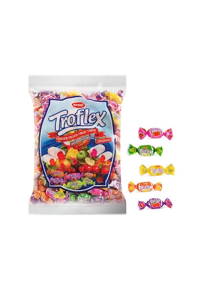 Antat Troflex Karışık Meyveli Dolgulu Yumuşak Şeker 1 KG