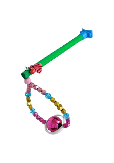 Markapet Tünekli Döner Toplu Kuş Oyuncağı 10 Cm-16 Cm Yeşil