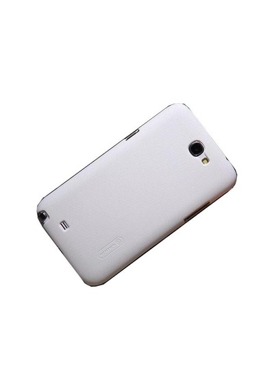 Nillkin N7100 Galaxy Note 2 İle Uyumlu Sert Kauçuk Kılıf Beyaz