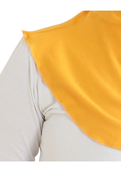 Modish Group Kadın Boyunluklu Hijab Tesettür Pratik Spor Bone - Sarı SArı