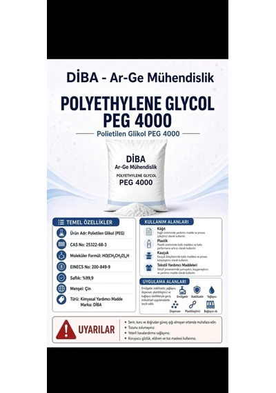 Polyethylene Glycol Peg 4000 2 KG