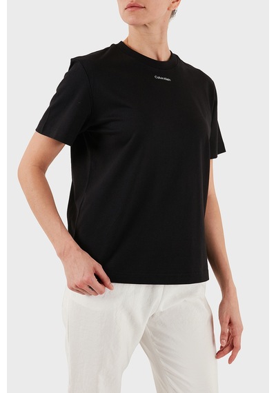 Calvin Klein Bayan T Shirt Lv147c857g Ub1 Siyah SIYAH