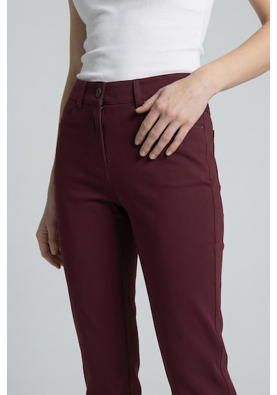 Seleste Kadın Pantolon 25y366 Bordo