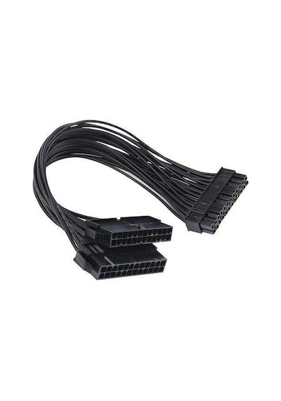 24 Pin Atx Dual Psu Çoklayıcı Adaptör Anakart Mining  Kablosu