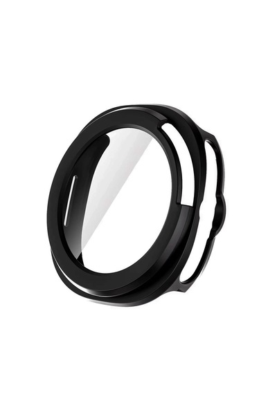Forzacase Samsung Uyumlu Galaxy Watch 8 Classic 46mm İçin Ekran Korumalı Sert Rubber Kılıf Fc015