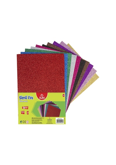 Bu-bu Eva Simli 20x30 Cm 10 Renk Bubu-ev0037 Çok Renkli