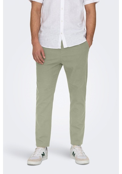 Only & Sons Only&sons Onslınus Crop 0007 Cot Lı Yeşil Erkek Pantolon Yeşil