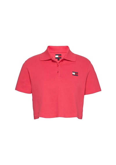 Tommy Jeans Kadın Kırmızı Slim Fit T-shirt Çok Renkli