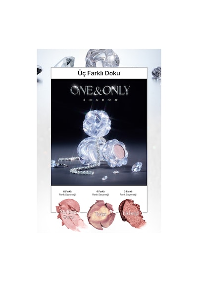 Yansımalı Krem Dokulu Çok Amaçlı Tekli Far Muzıgae Mansıon One&only Shadow Twist Smoked Topaz 01443330