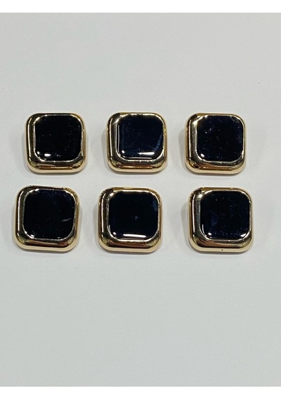 Metal Düğme/hırka Yelek Boyu/ 6 Lı Set/1,7 Cm/jx007/gold